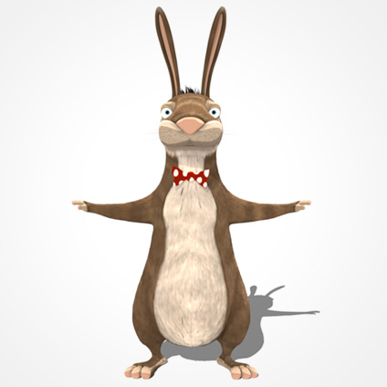 Partyhase body/front toon shader test